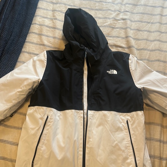 Men’s north face ski jacket XL black and white great condition - Picture 1 of 4